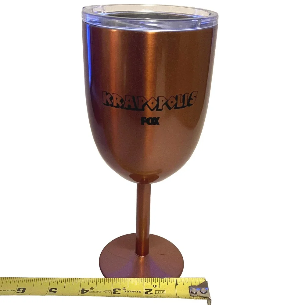 Fox Krapopolis TV Show Promotional Copper Insulated Stainless Steel Wine Tumbler
